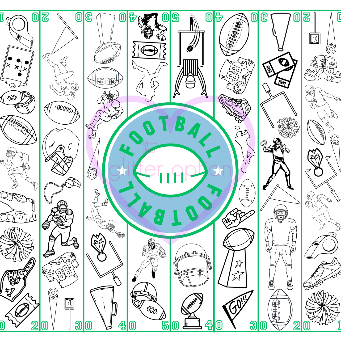 sports coloring page