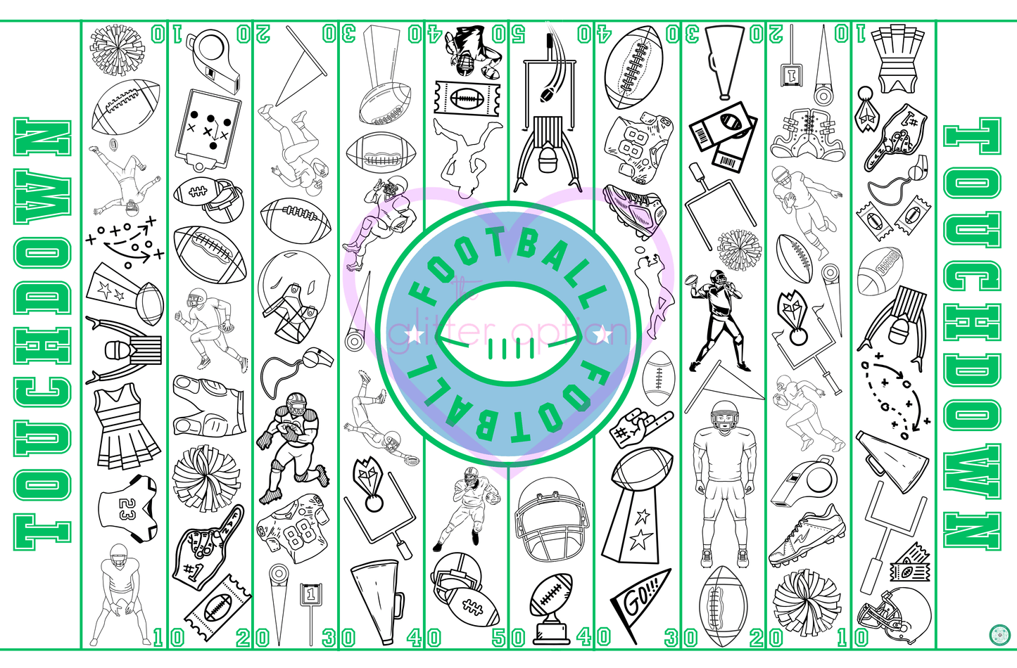 sports coloring page