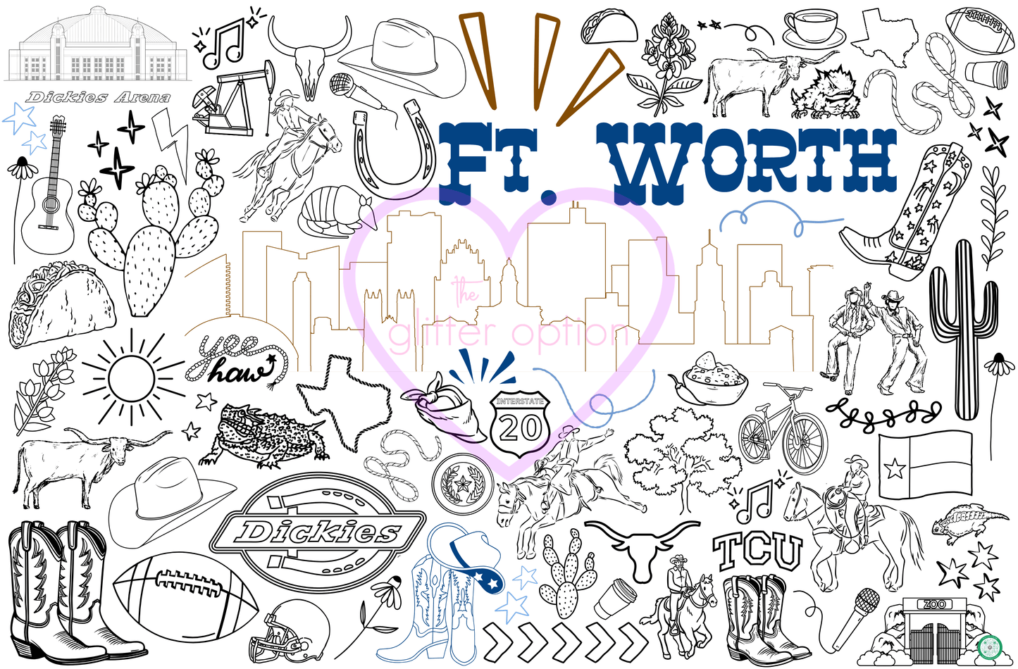 cities coloring page