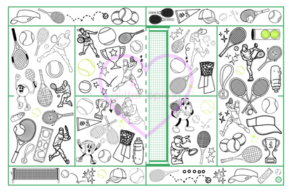 sports coloring page