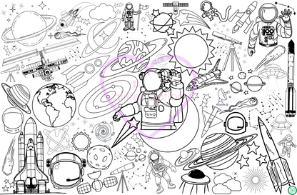 out of this world coloring page