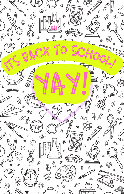 back to school poster