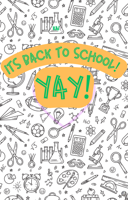 back to school poster