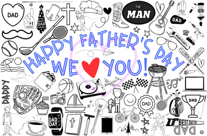 Father's Day coloring page