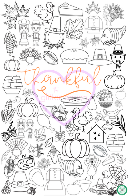 thanksgiving coloring page