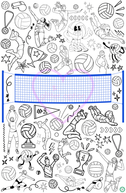 sports coloring page
