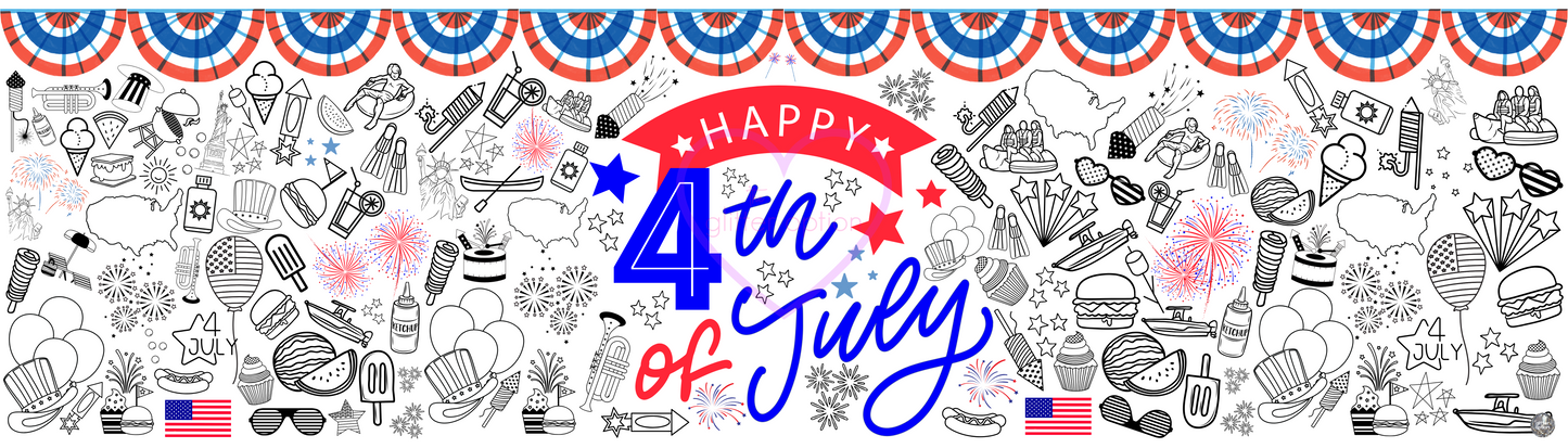 fourth of july coloring page