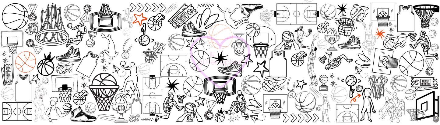 basketball coloring page