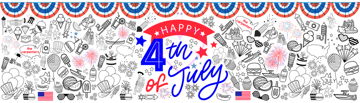 fourth of july coloring page