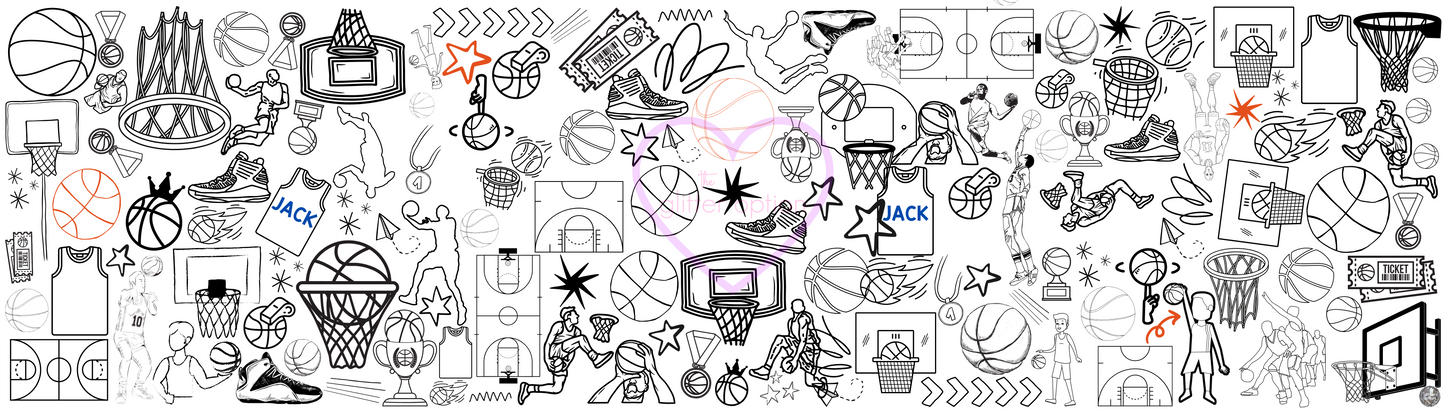 basketball coloring page