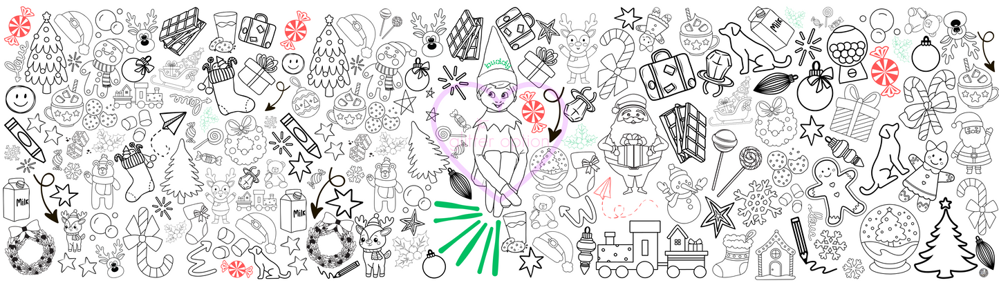 elf coloring page