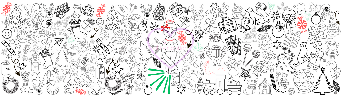 elf coloring page