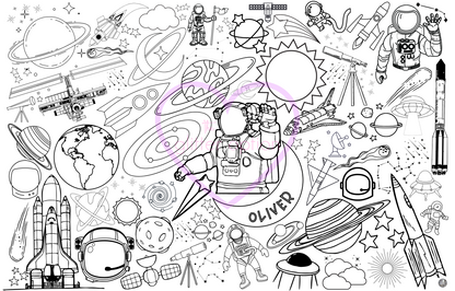 out of this world coloring page