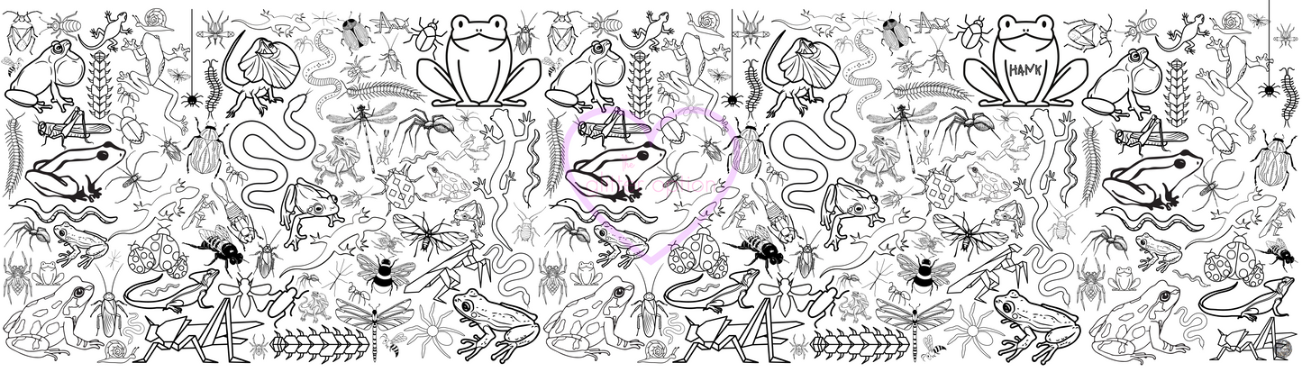 insects + bugs coloring page