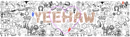 yeehaw coloring page
