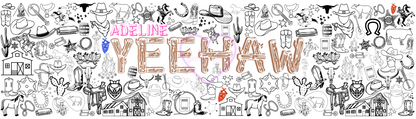 yeehaw coloring page